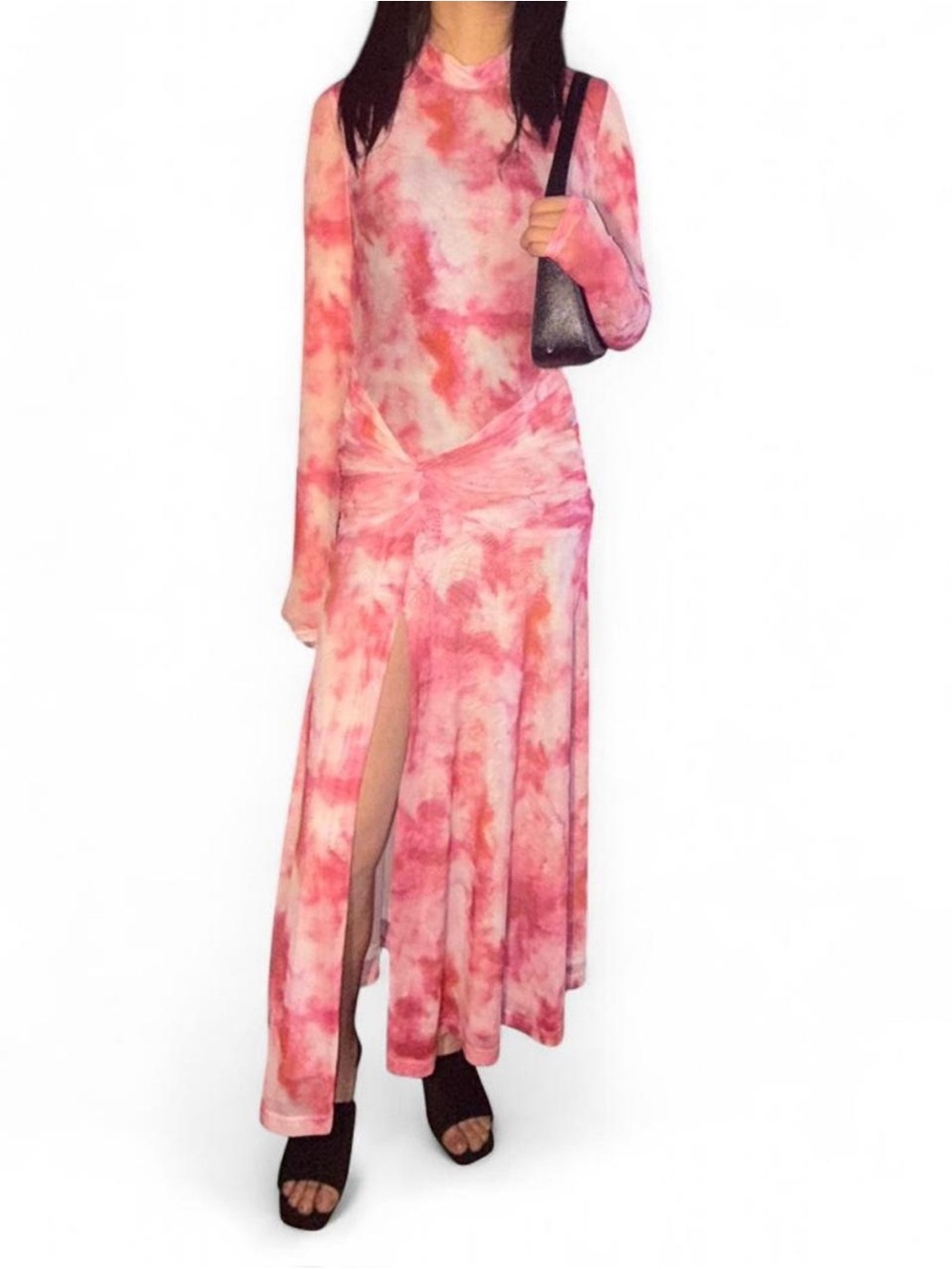 Lea Midi Dress in Tie Dye.